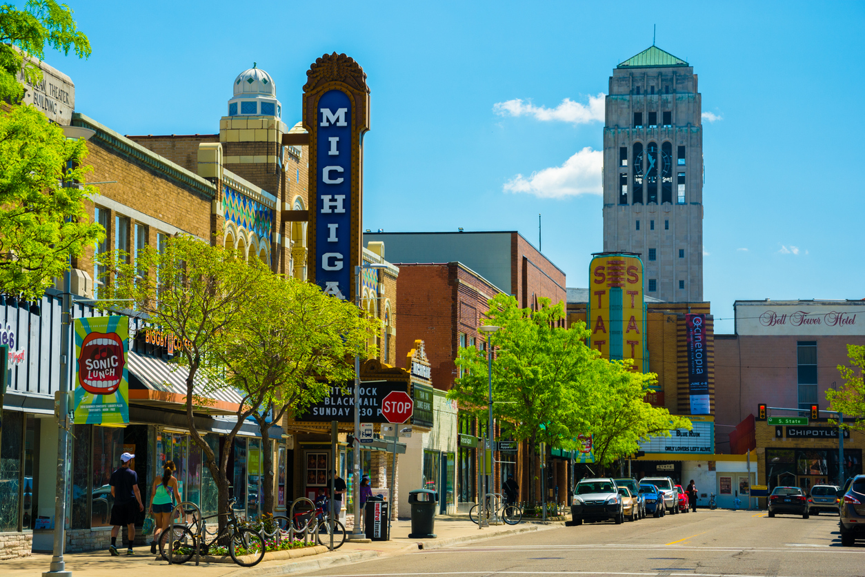 Panoramic Image of Ann Arbor, MI